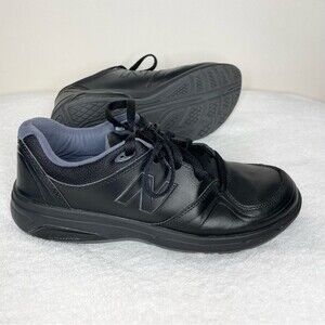 New Balance 813 Sneakers Leather Walking Tennis Shoes Rollbar Black Size 9.5